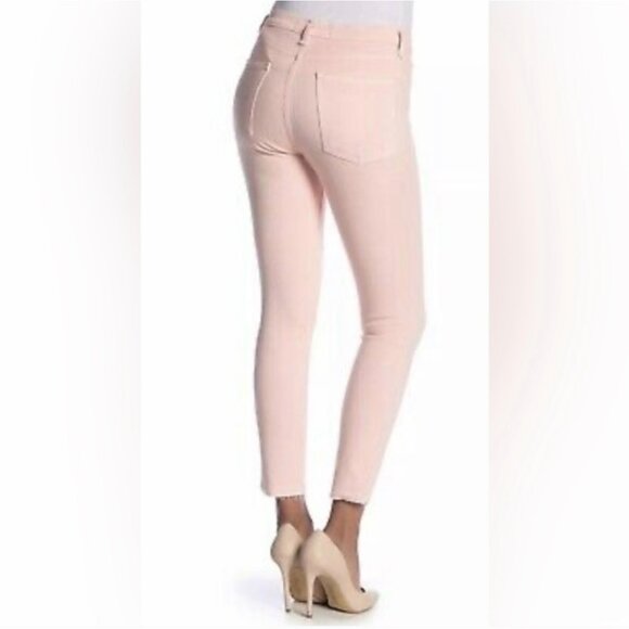 Veronica Beard Debbie Exposed Button Fly Skinny Jeans In Millenial Pink Size 27 - Picture 3 of 16